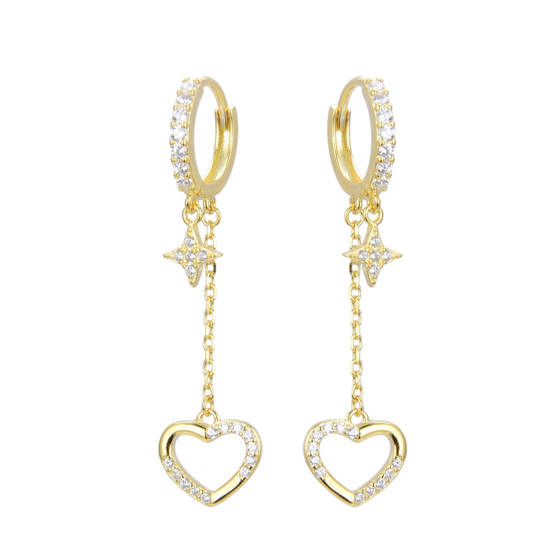 Argollas D'oro Cuore Sospeso