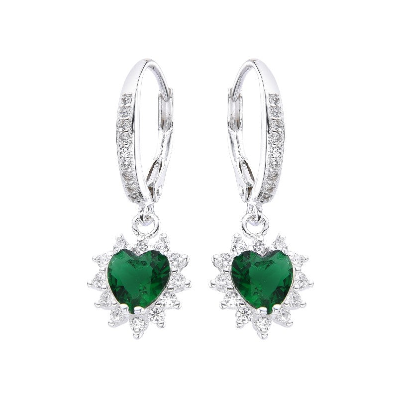 Zarcillos Cuore Verde