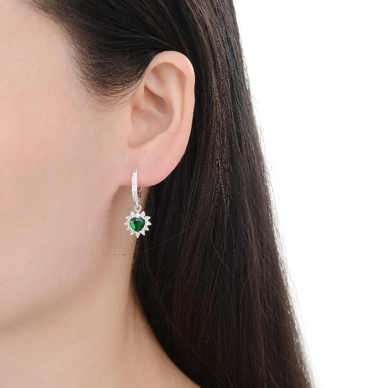 Zarcillos Cuore Verde