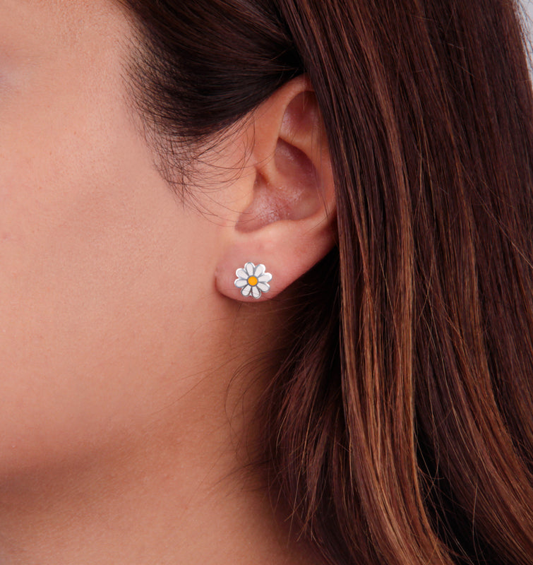 Zarcillos Stud Infantile Di Fiori