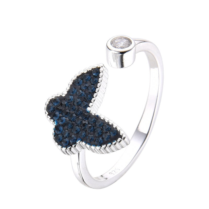 Anillo Farfalle Blu