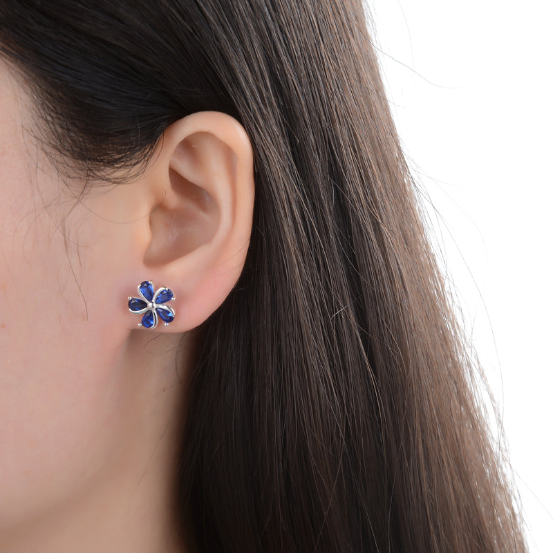 Zarcillos Fiori Blu