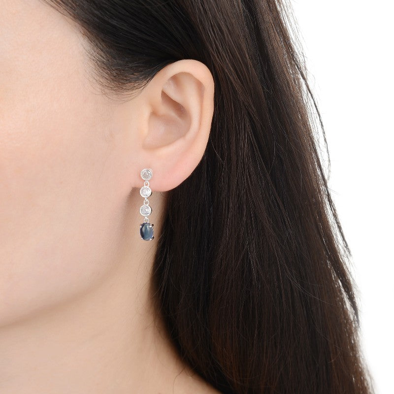Zarcillos Lunghi Blu