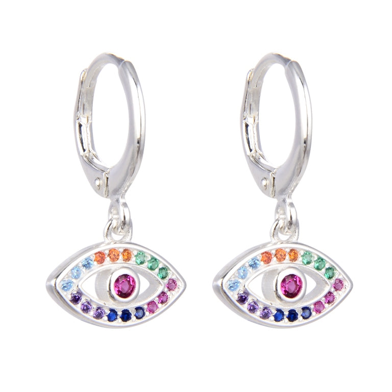 Argollas Occhio Turco Di Colori