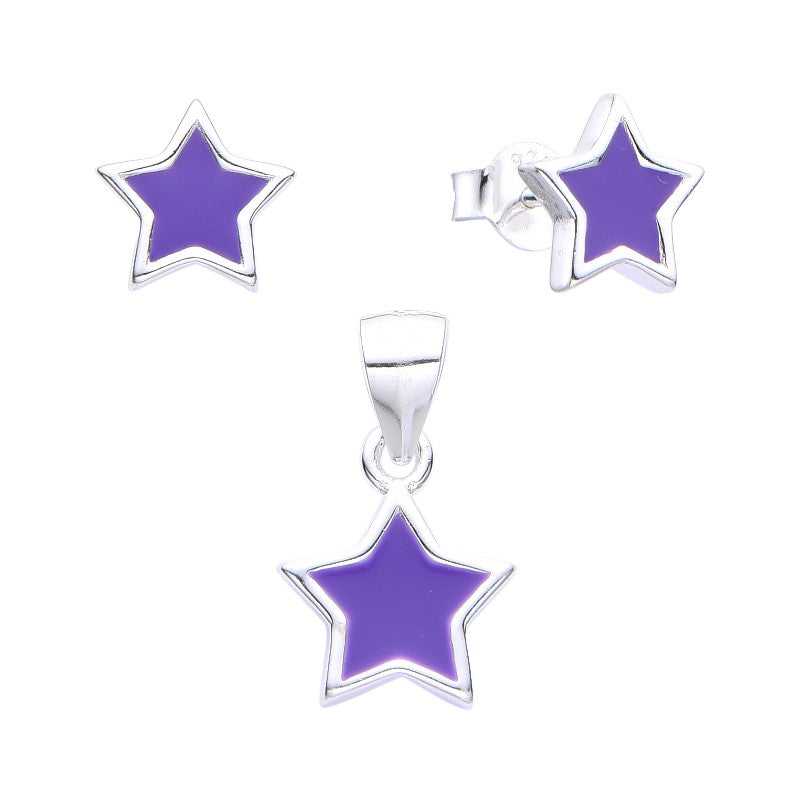 Set Infantile delle Stelle Viola