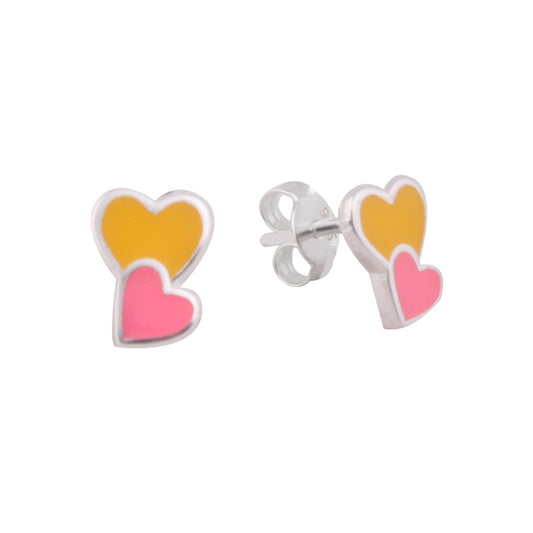 Zarcillos Stud Infantile A Cuore
