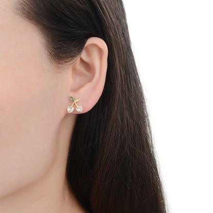 Zarcillos Stud D'oro Ciliegie