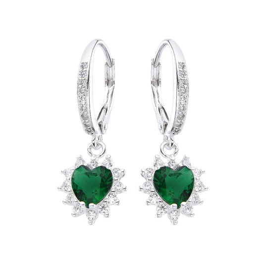 Zarcillos Cuore Verde