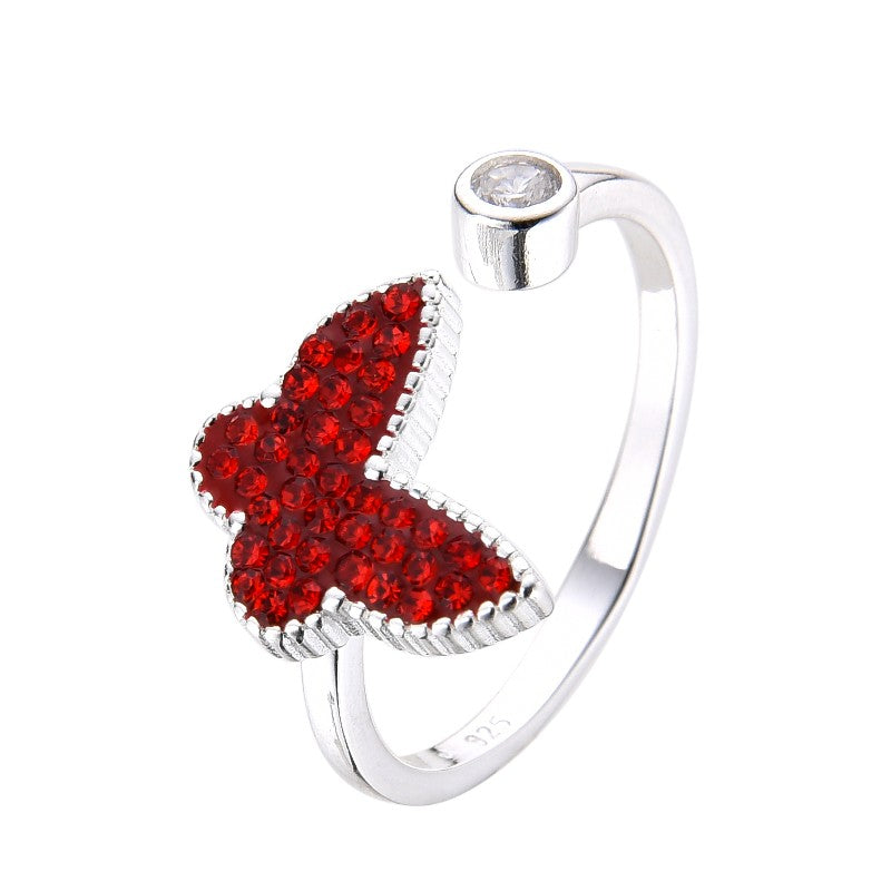 Anillo Farfalle Rosso