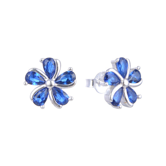 Zarcillos Fiori Blu