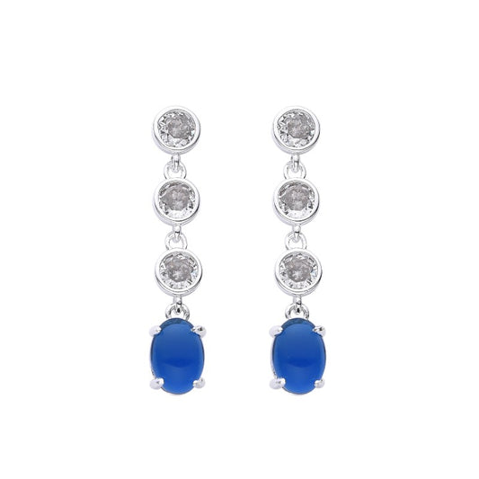 Zarcillos Lunghi Blu