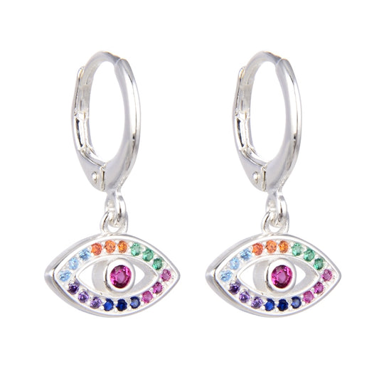 Argollas Occhio Turco Di Colori