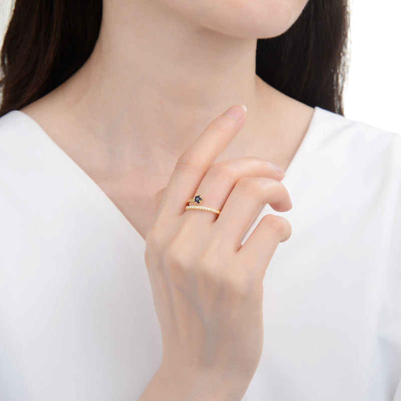 Anillo D'oro Stella Blu