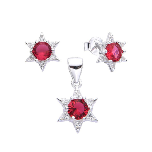 Set Stelle Rosso