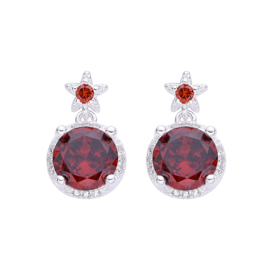 Zarcillos Stellina Rosso