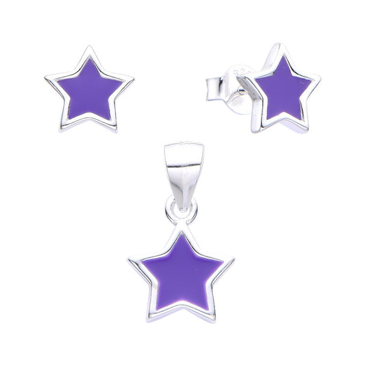 Set Infantile delle Stelle Viola